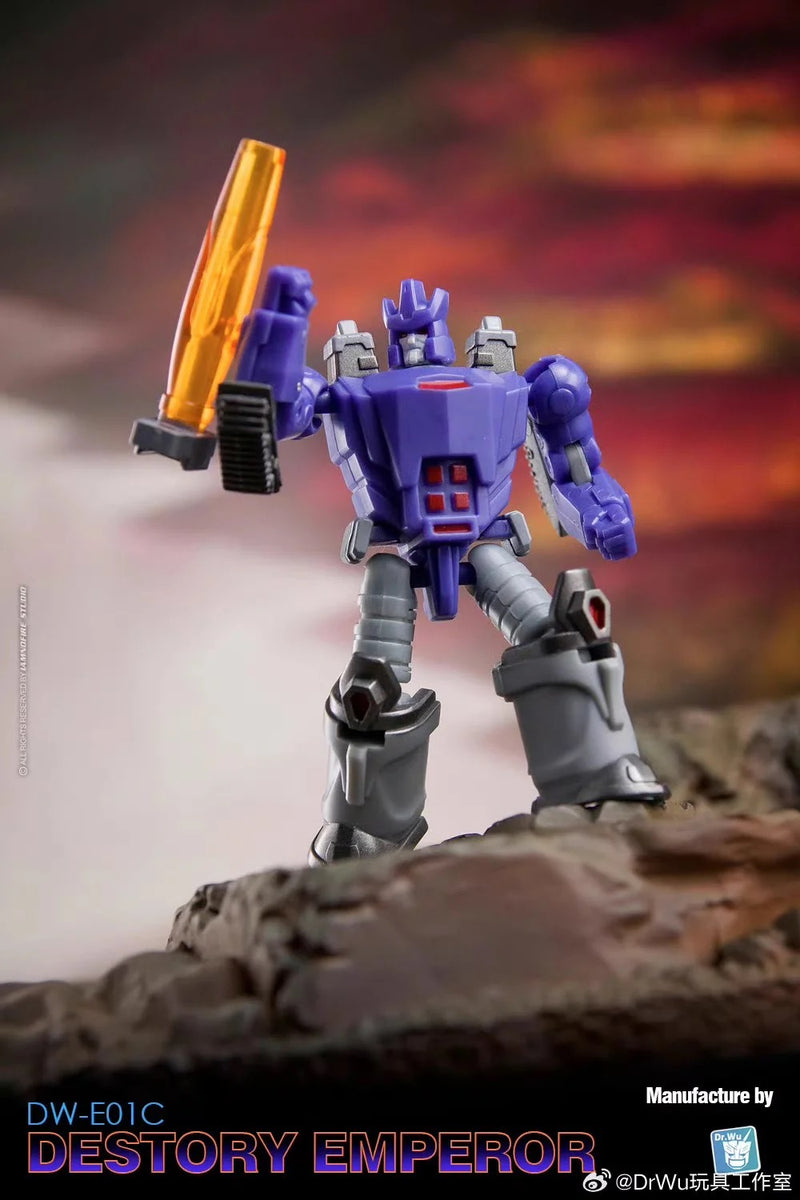 Dr.Wu DW-E01C Destroy Emperor Galvatron & DW-E29 Destroy Planet Grand Galvatron Japanese Version Set of 2