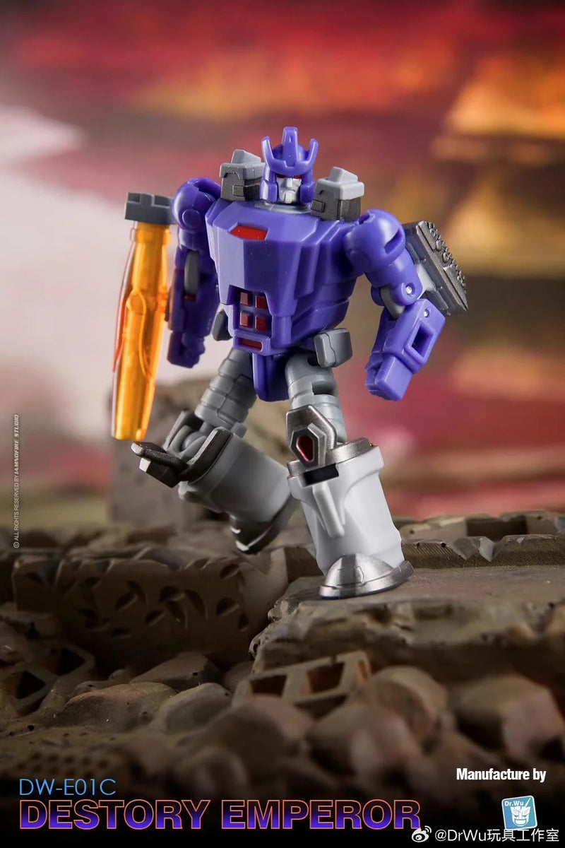 Dr.Wu DW-E01C Destroy Emperor Galvatron & DW-E29 Destroy Planet Grand Galvatron Japanese Version Set of 2