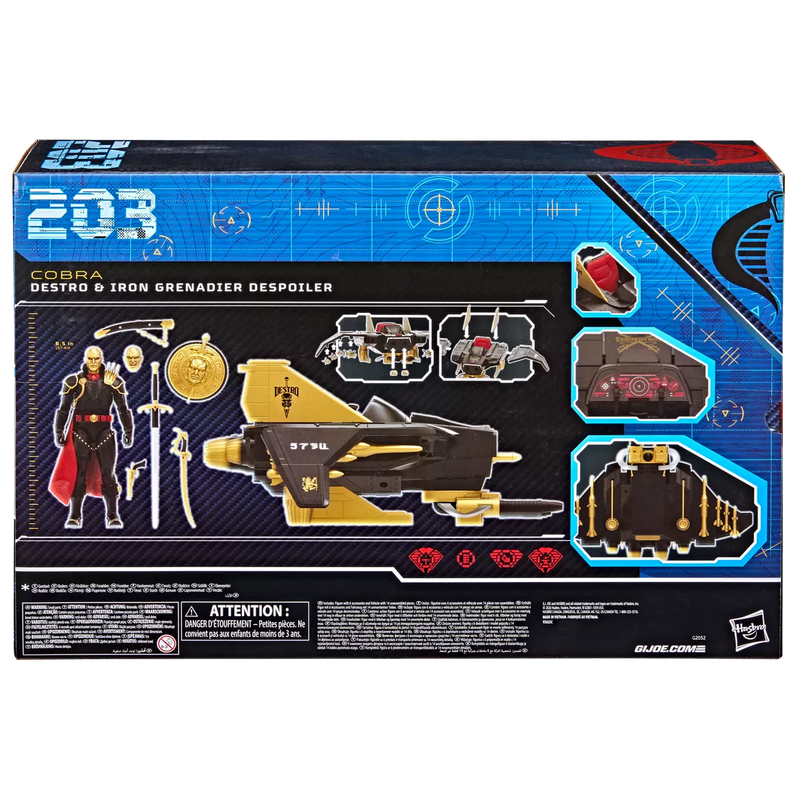 Deposit: G.I. Joe Classified Series #203, Destro & Iron Grenadier Despoiler