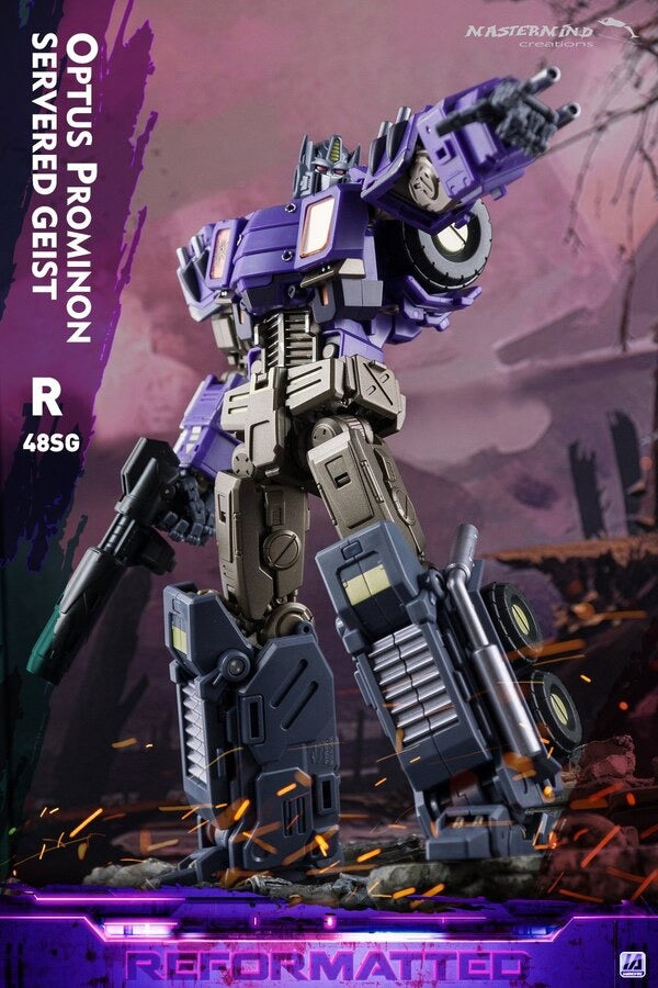 Mastermind Creations R-48SG Optus Prominon Servered Geist Shattered Glass Version