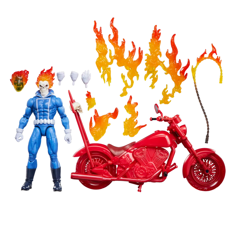 Marvel Legends Series Ghost Rider Johnny Blaze with Motorcycle
