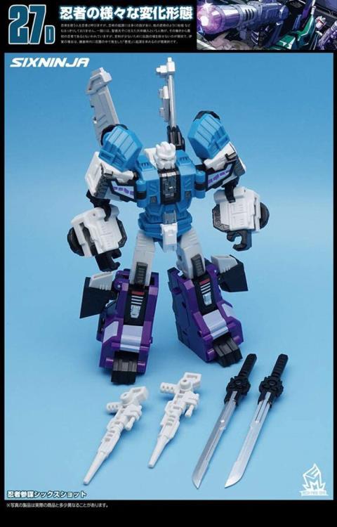 MechFansToys MFT MF-27D SixNinja Sixshot