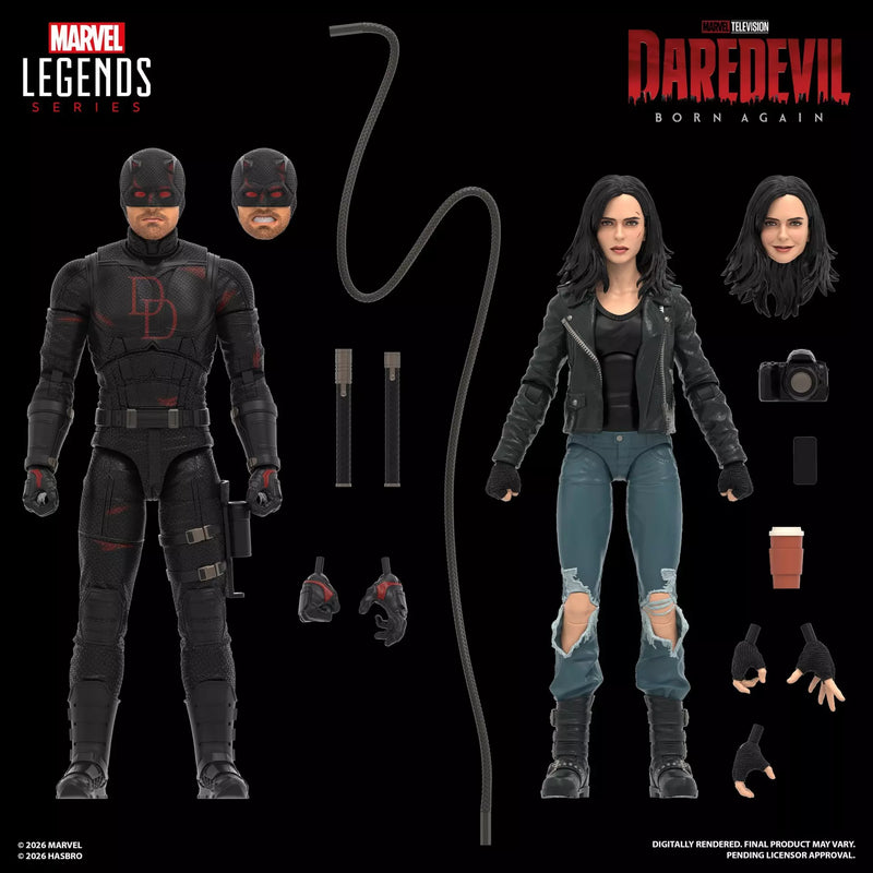 Deposit: Marvel Legends Series Daredevil & Jessica Jones