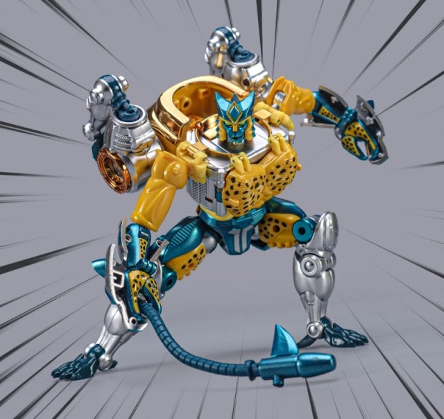 TransArtToys BWM-03 Metal Panther Commander | Cheetor Fine Coating Reissue