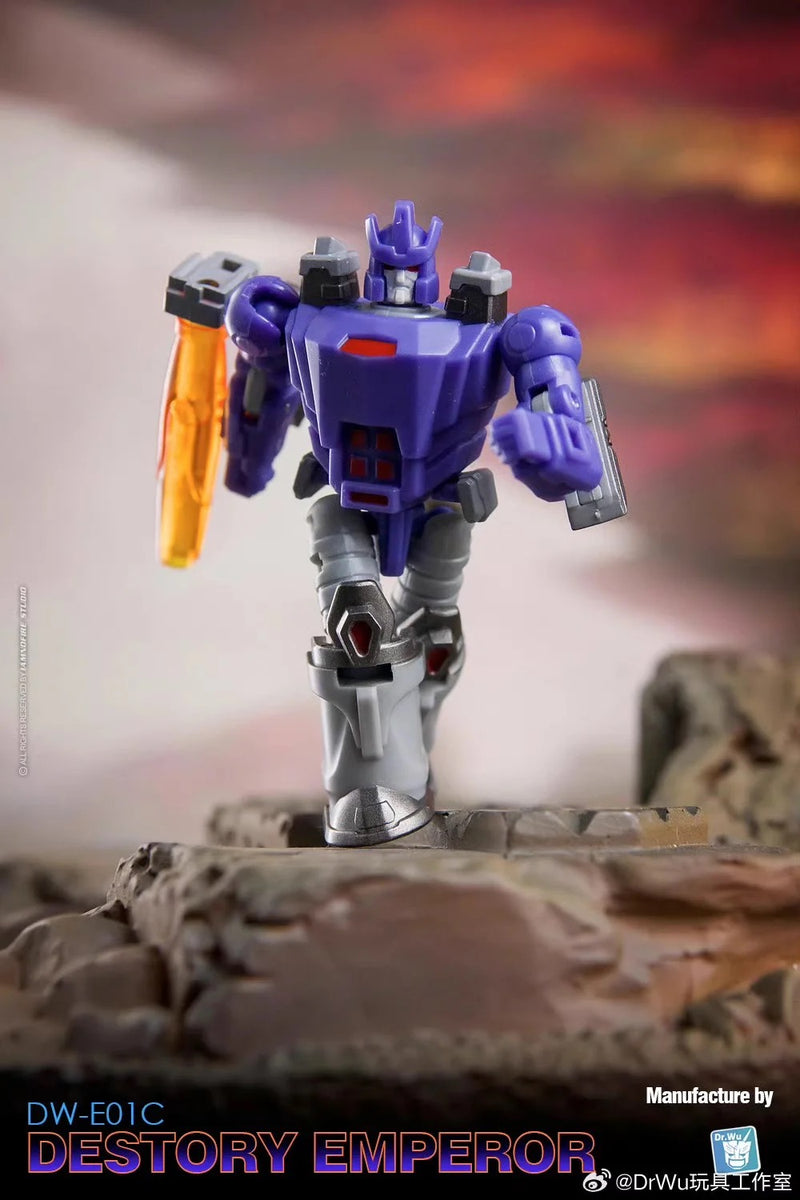 Dr.Wu DW-E01C Destroy Emperor Galvatron & DW-E29 Destroy Planet Grand Galvatron Japanese Version Set of 2
