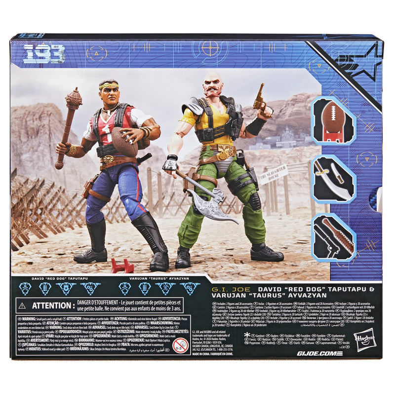 G.I. Joe Classified Series #193, David“Red Dog” Taputapu & Varujan “Taurus” Ayvazyan