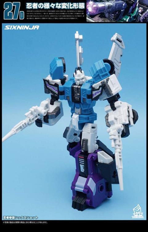 MechFansToys MFT MF-27D SixNinja Sixshot