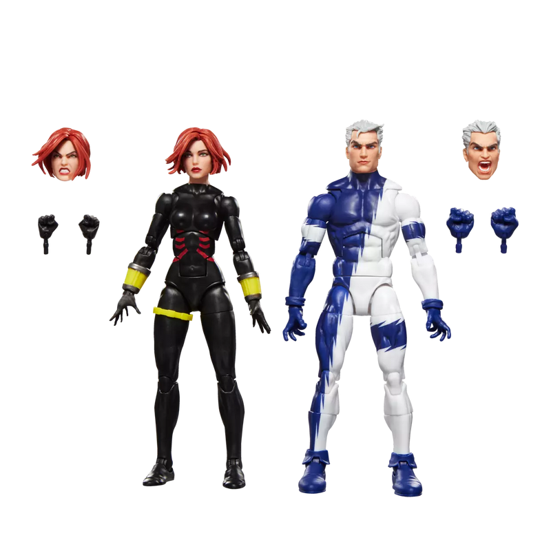 Marvel Legends Series Avengers Black Widow and Quicksilver