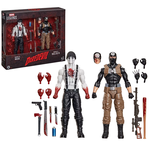 Marvel Legends Series Marvel's Bullseye and Marvel's Muse — The Marvel Legends Series Marvel's Bullseye and Marvel's Muse — The