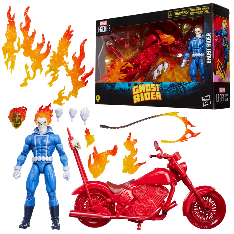 Marvel Legends Series Ghost Rider Johnny Blaze with Motorcycle
