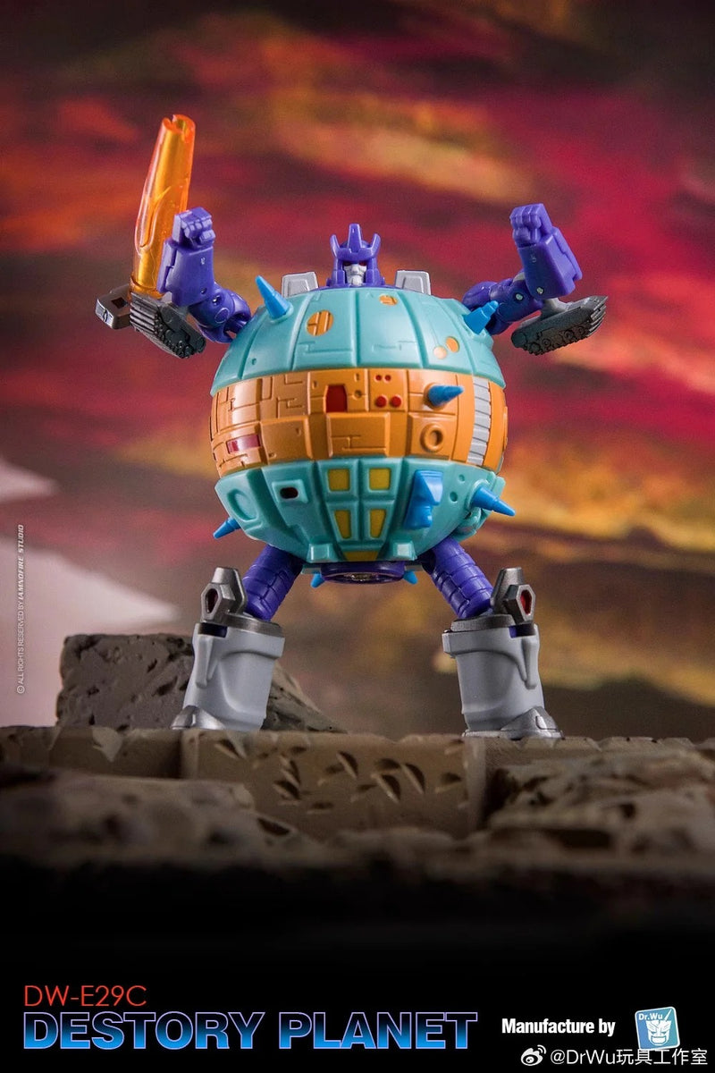 Dr.Wu DW-E01C Destroy Emperor Galvatron & DW-E29 Destroy Planet Grand Galvatron Japanese Version Set of 2