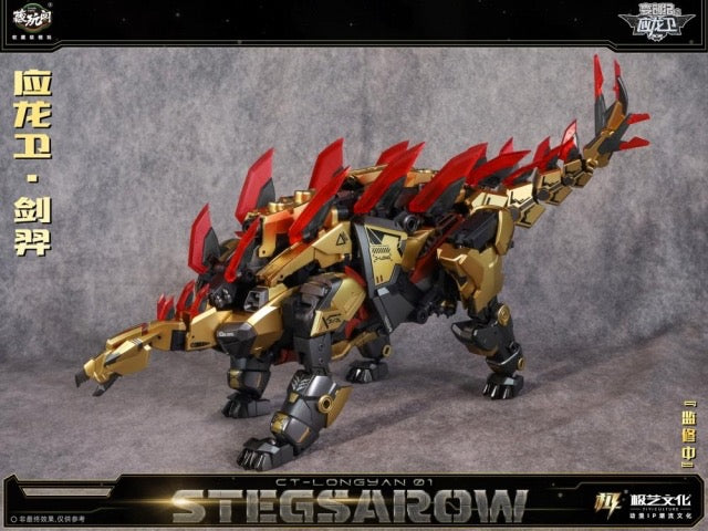 Cang Toys Longyan01 Stegsarow Shuraking Stegosaurus Dinobots | Snarl