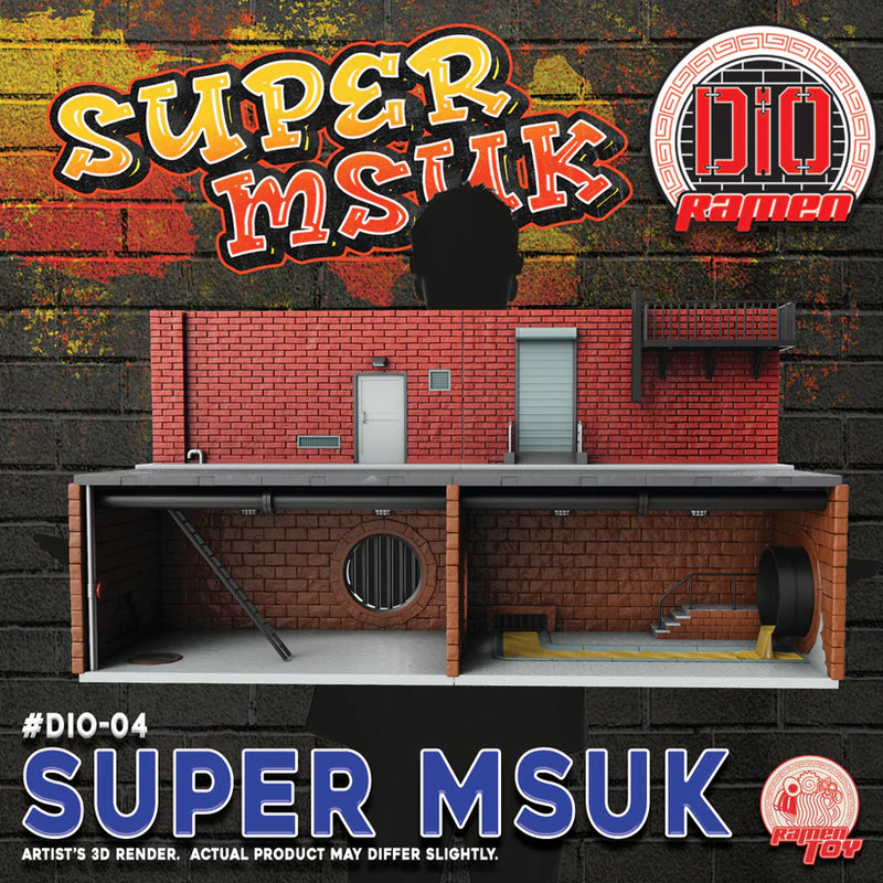 Limited Time Only: Ramen Toys Super Modular Sewer Underground Kommand (TMNT diorama)