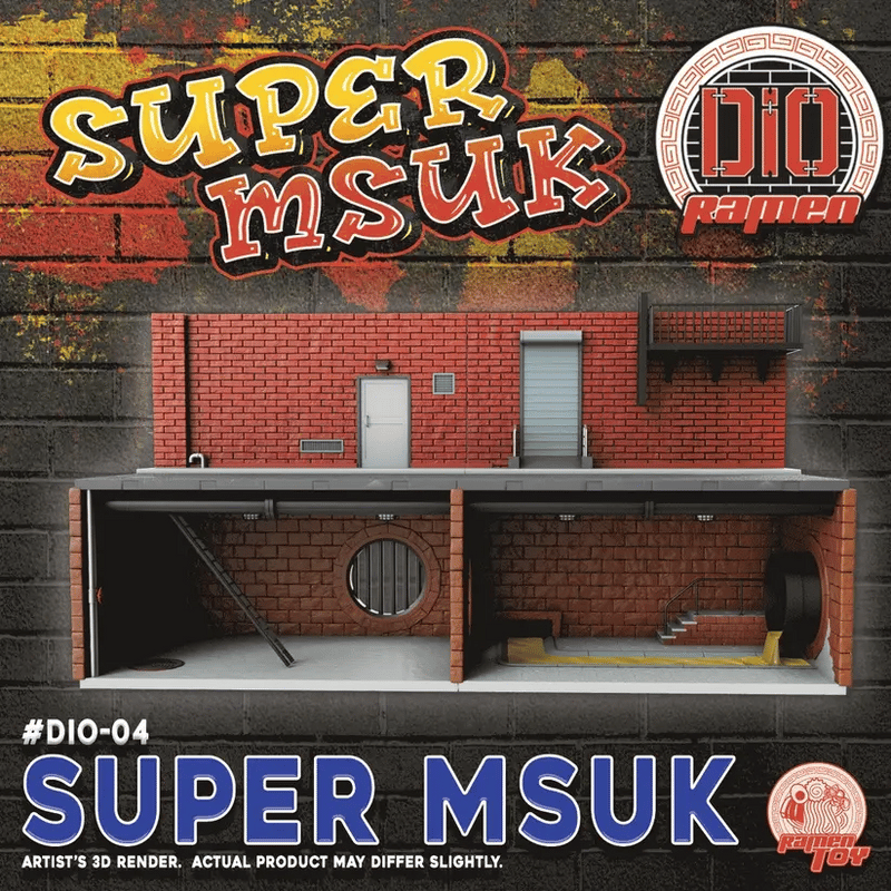 Limited Time Only: Ramen Toys Super Modular Sewer Underground Kommand (TMNT diorama)