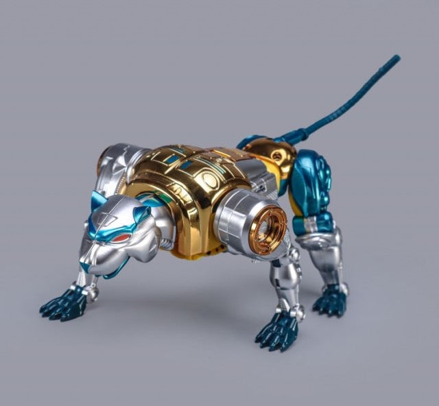 TransArtToys BWM-03 Metal Panther Commander | Cheetor Fine Coating Reissue