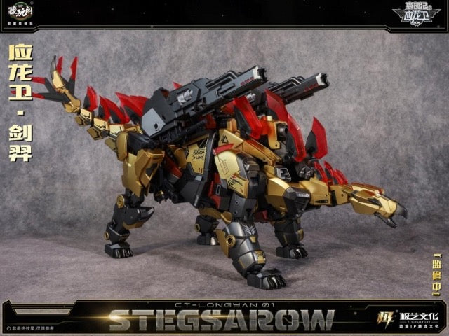 Cang Toys Longyan01 Stegsarow Shuraking Stegosaurus Dinobots | Snarl
