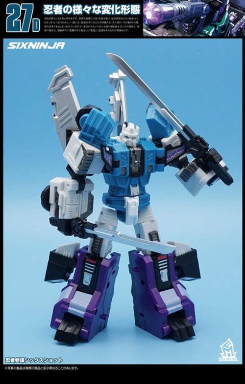 MechFansToys MFT MF-27D SixNinja Sixshot
