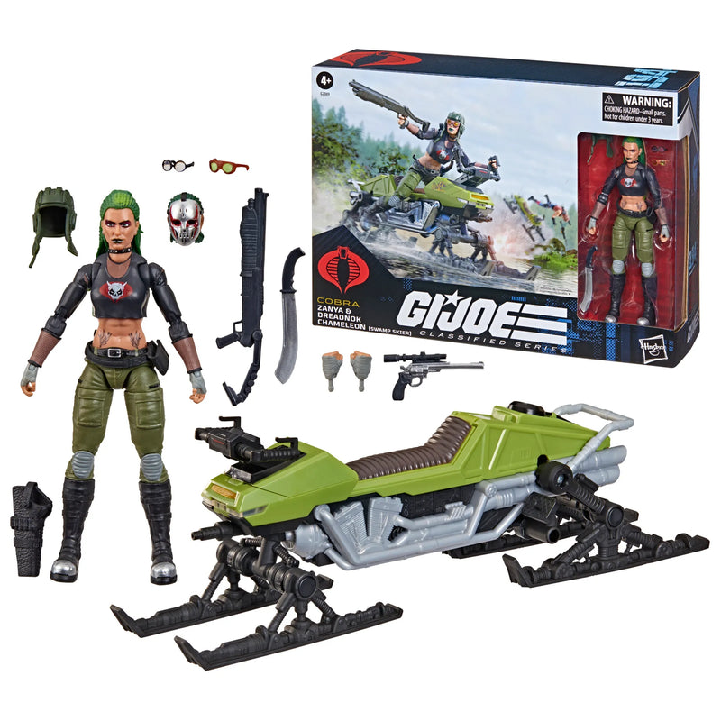 G.I. Joe Classified Series #194 Zanya and  Dreadnok Chameleon (Swamp Skier)