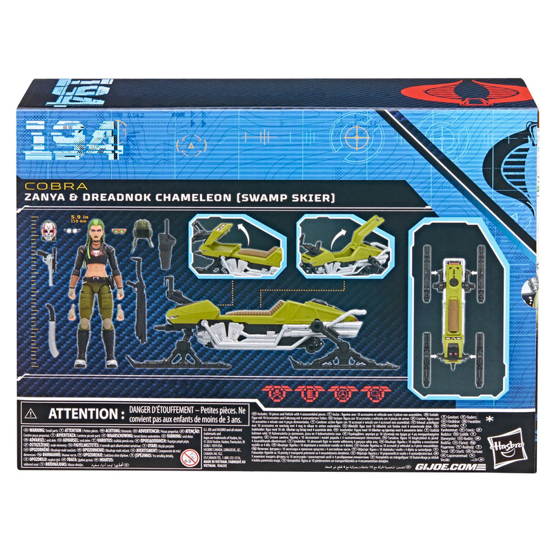 G.I. Joe Classified Series #194 Zanya and  Dreadnok Chameleon (Swamp Skier)