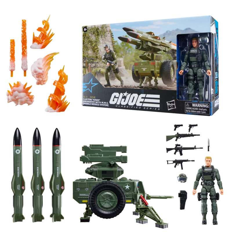 G.I. Joe Classified Series #182, Clayton “Hawk” Abernathy with M.M.S. (Mobile Missile System)