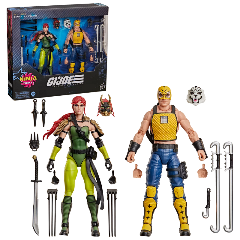 Deposit: G.I. Joe Classified Series #212, Ninja Force Scarlett and T'Jbang