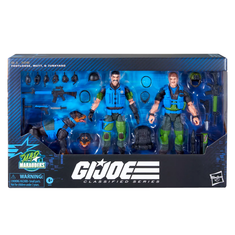 Deposit: G.I. Joe Classified Series #220, Mad Marauders Footloose, Mutt, & Junkyard