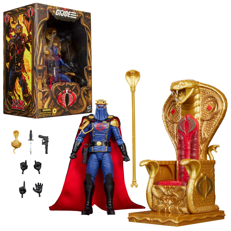 Deposit: G.I. Joe Classified Series #221, Cobra Commander (Dress Uniform and Throne)
