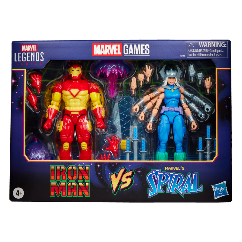 Deposit: Marvel Legends Series Marvel Games Iron Man vs Marvel’s Spiral