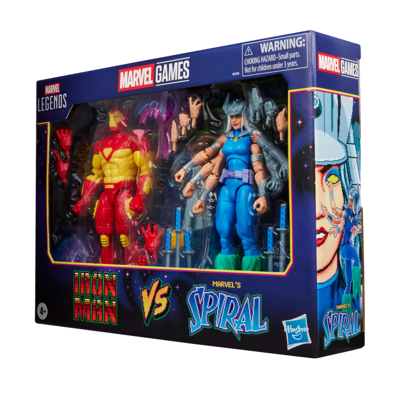 Deposit: Marvel Legends Series Marvel Games Iron Man vs Marvel’s Spiral