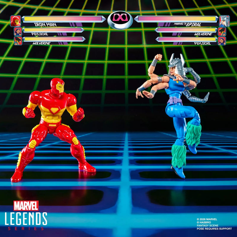 Deposit: Marvel Legends Series Marvel Games Iron Man vs Marvel’s Spiral