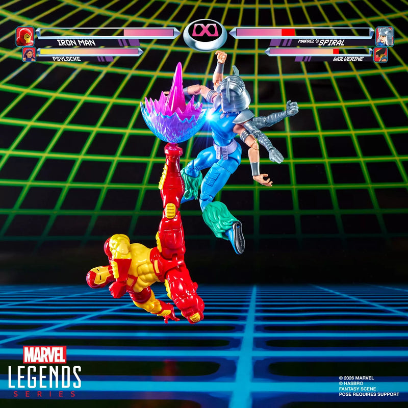 Deposit: Marvel Legends Series Marvel Games Iron Man vs Marvel’s Spiral