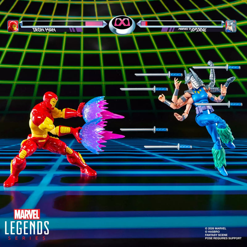 Deposit: Marvel Legends Series Marvel Games Iron Man vs Marvel’s Spiral