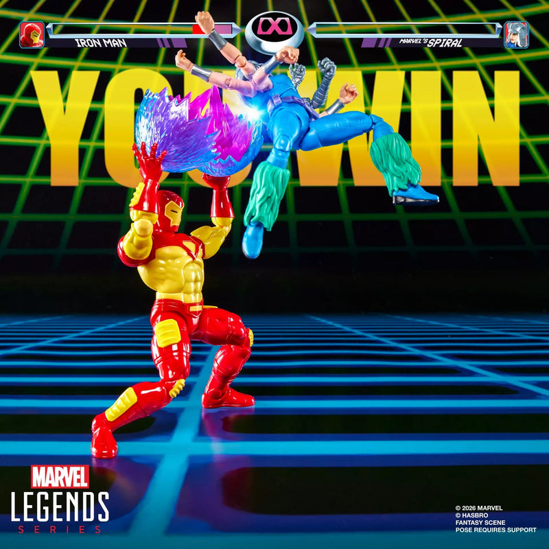 Deposit: Marvel Legends Series Marvel Games Iron Man vs Marvel’s Spiral
