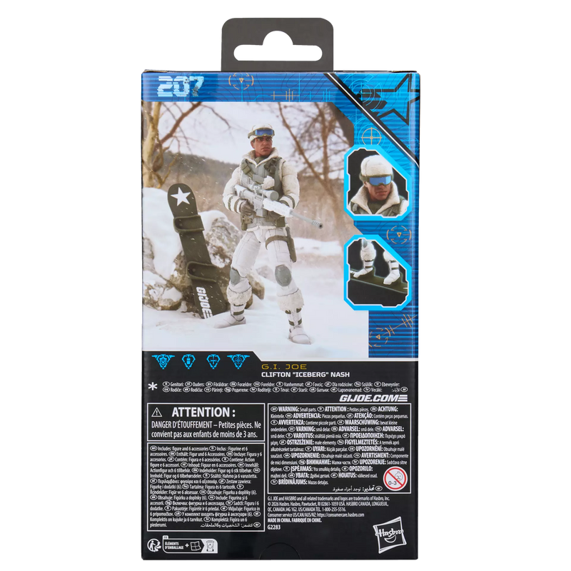 Deposit: G.I. Joe Classified Series #207, Clifton “Iceberg” Nash