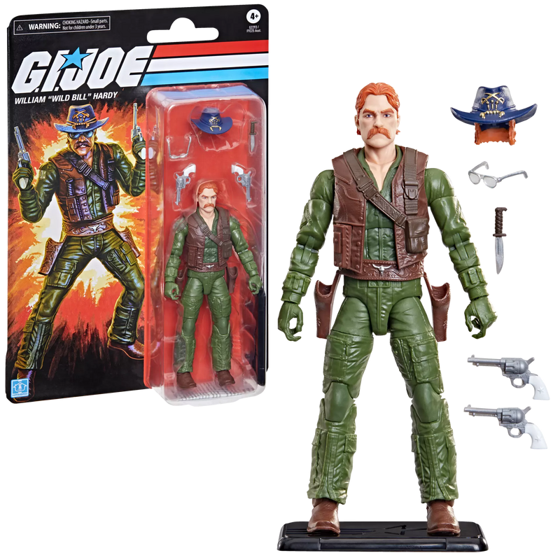 Deposit: G.I. Joe Classified Series Retro Cardback William "Wild Bill" Hardy