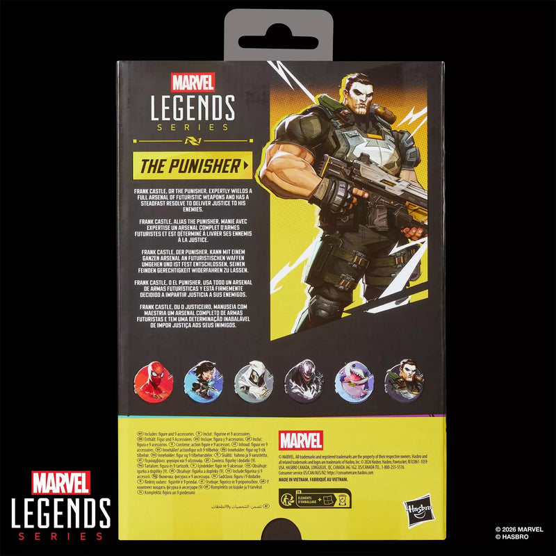 Deposit: Marvel Legends Series Marvel Rivals The Punisher