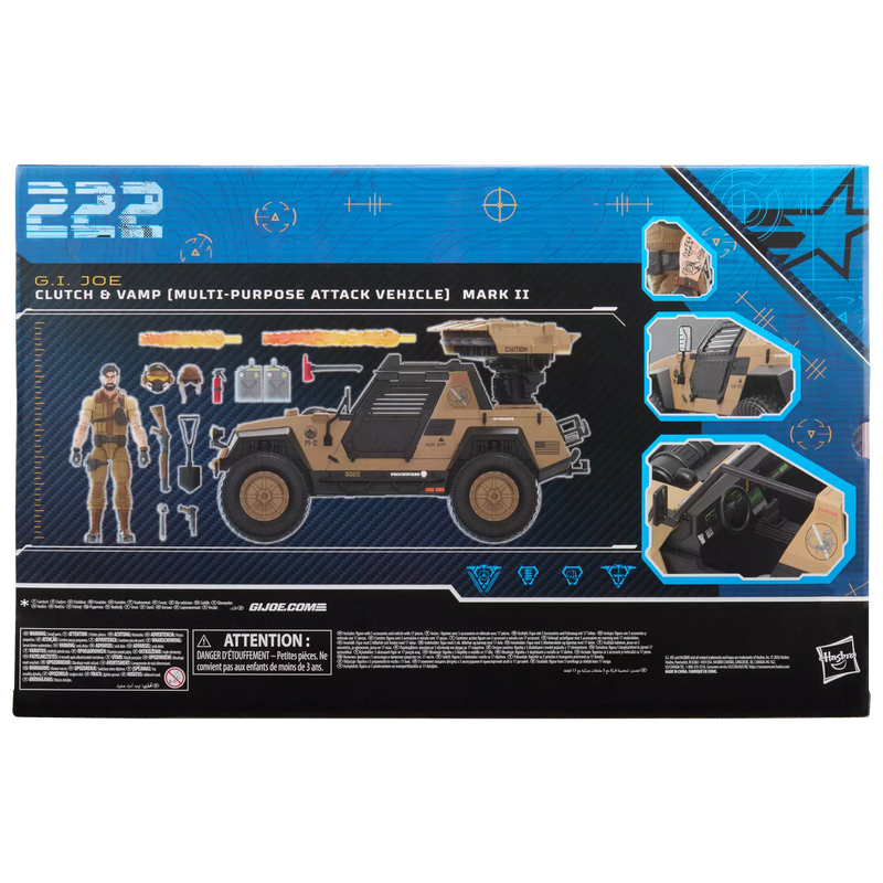 Deposit: G.I. Joe Classified Series #222, Clutch & VAMP Mark II