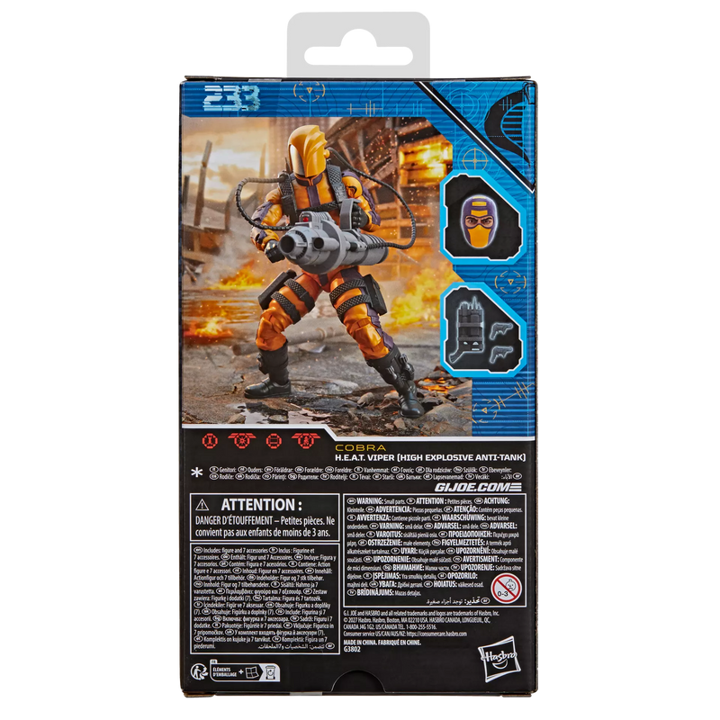 Deposit: G.I. Joe Classified Series #233, H.E.A.T. Viper
