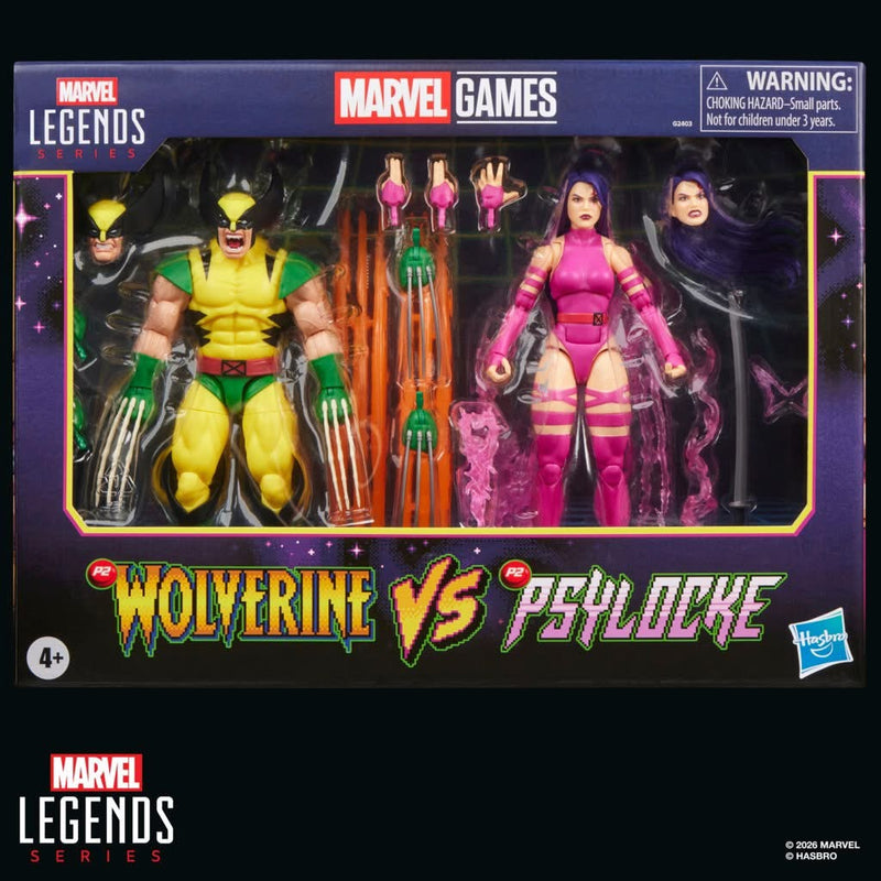 Deposit: Marvel Legends Series Marvel Games Wolverine vs Psylocke