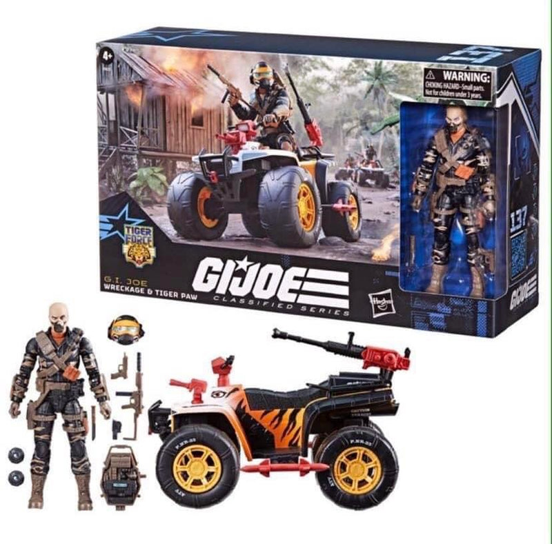 G.I. Joe Classified Series Tiger Force Tiger Paw with Tiger Force Wreckage