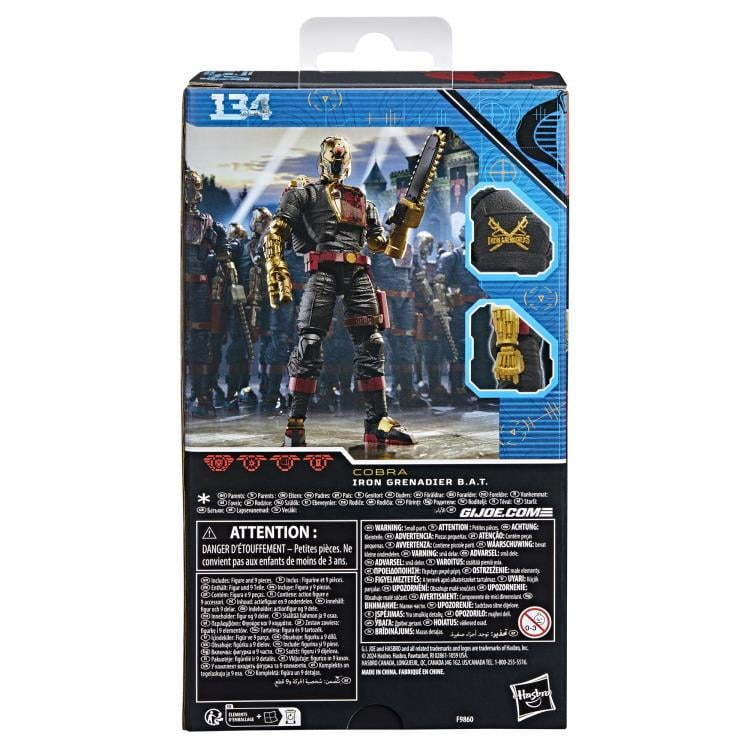 G.I. Joe Classified Series Cobra Iron Grenadier B.A.T.