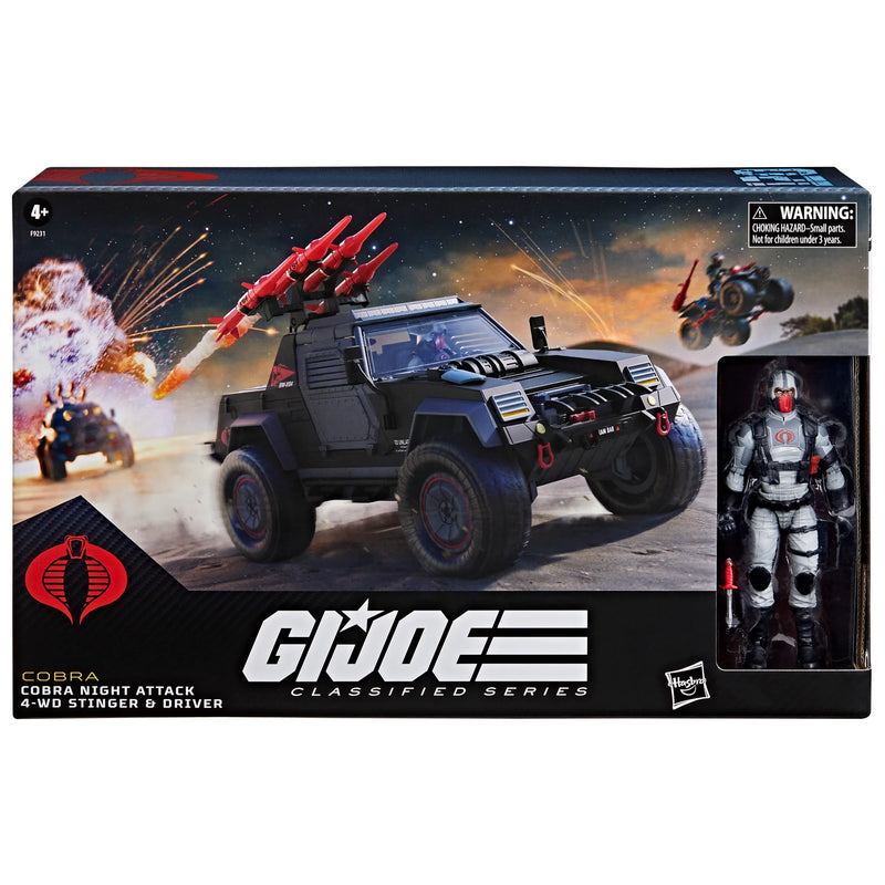G.I. Joe Classified Series #120 Cobra Night Attack 4-WD Stinger & Driver