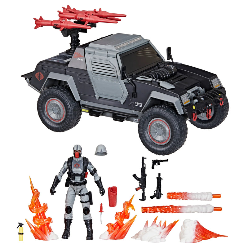 G.I. Joe Classified Series #120 Cobra Night Attack 4-WD Stinger & Driver