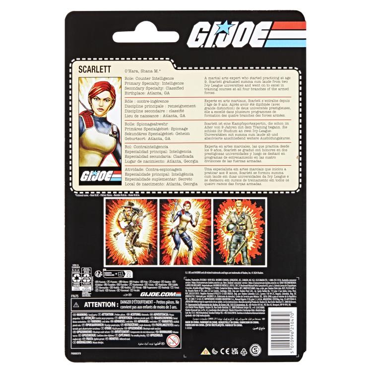 G.I. Joe - Classified Retro Cardback Scarlett