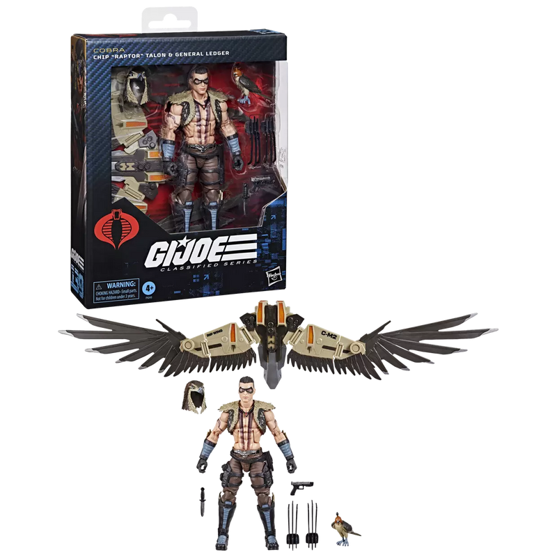 G.I. Joe Classified Series #139, Chip "Raptor" Talon & General Ledger