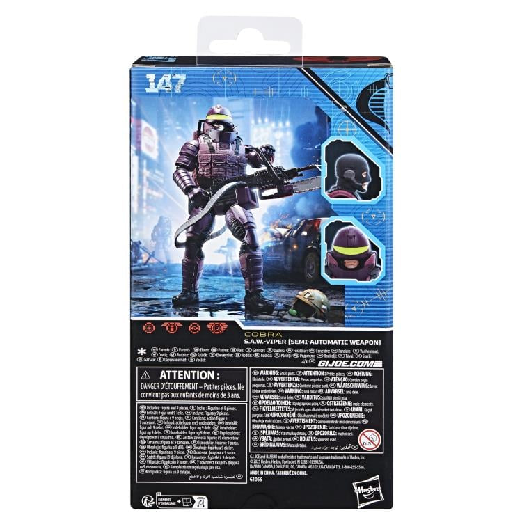 G.I. Joe Classified Series #147, S.A.W.-Viper (Semi-Automatic Weapon)