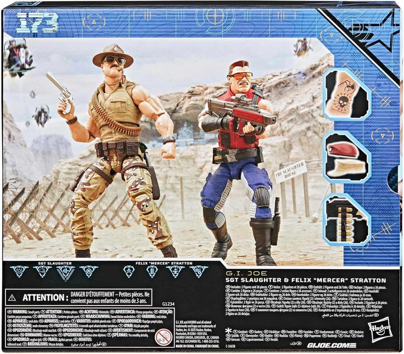 G.I. Joe Classified Series #173 Sgt Slaughter & Felix “Mercer” Stratton