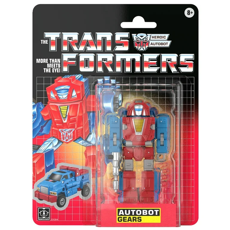 Transformers Retro G1  Autobot Gears (5”) Action Figure