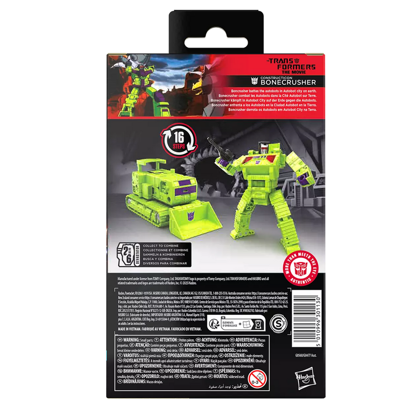 Transformers Studio Series Deluxe Class Transformers: The Movie Bonecrusher