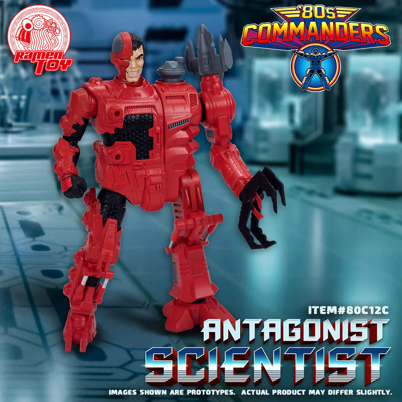 Ramen Toy - 80s Commanders Anatagonist Scientist (Clean)